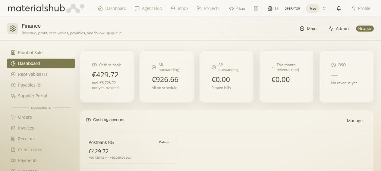 Finance Dashboard